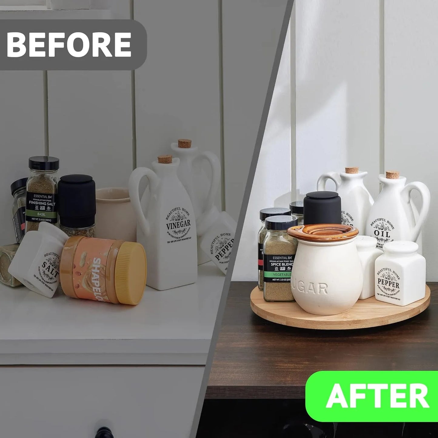 Plateau tournant en Bambou - Soka