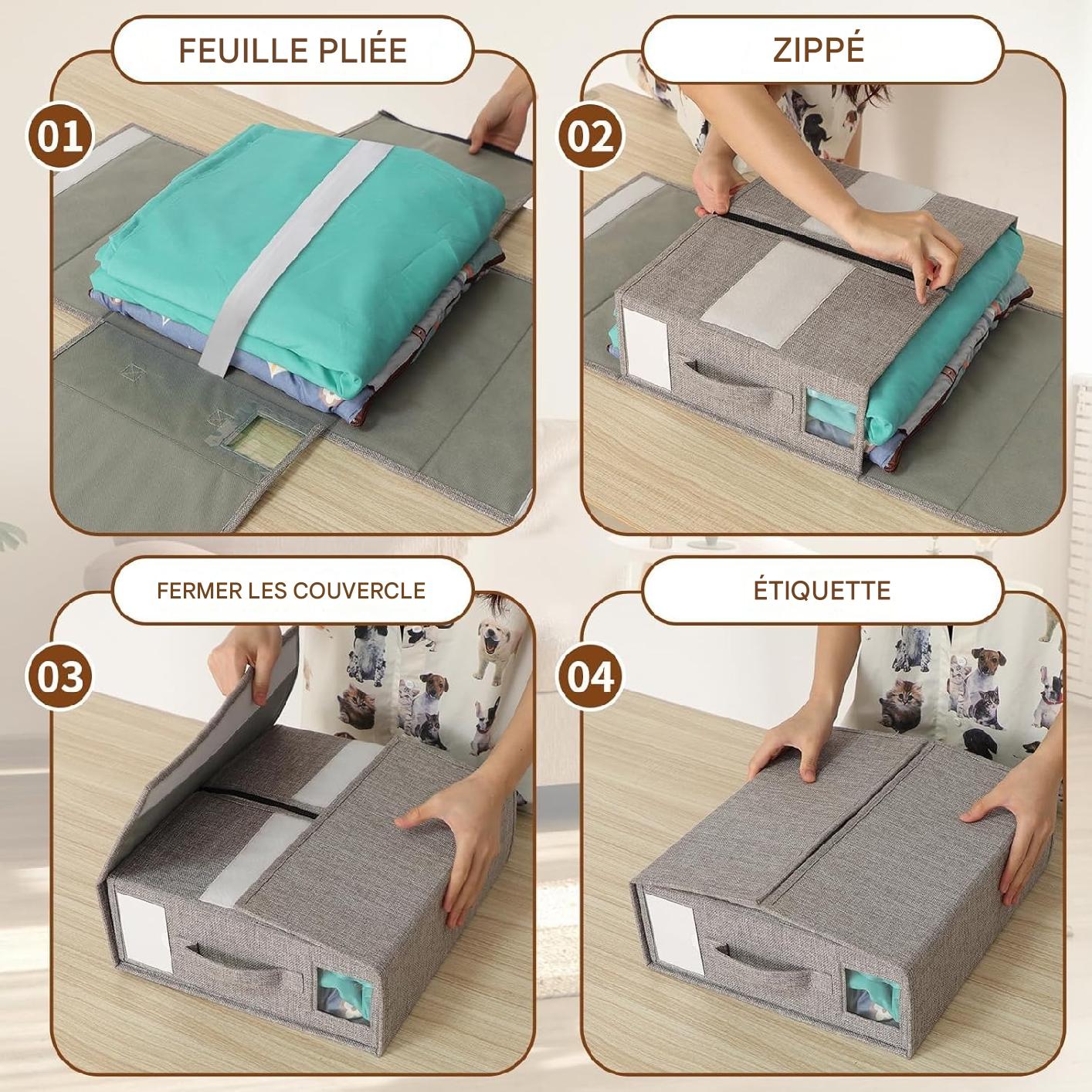 Organiseur Pliable pour Draps - Luna
