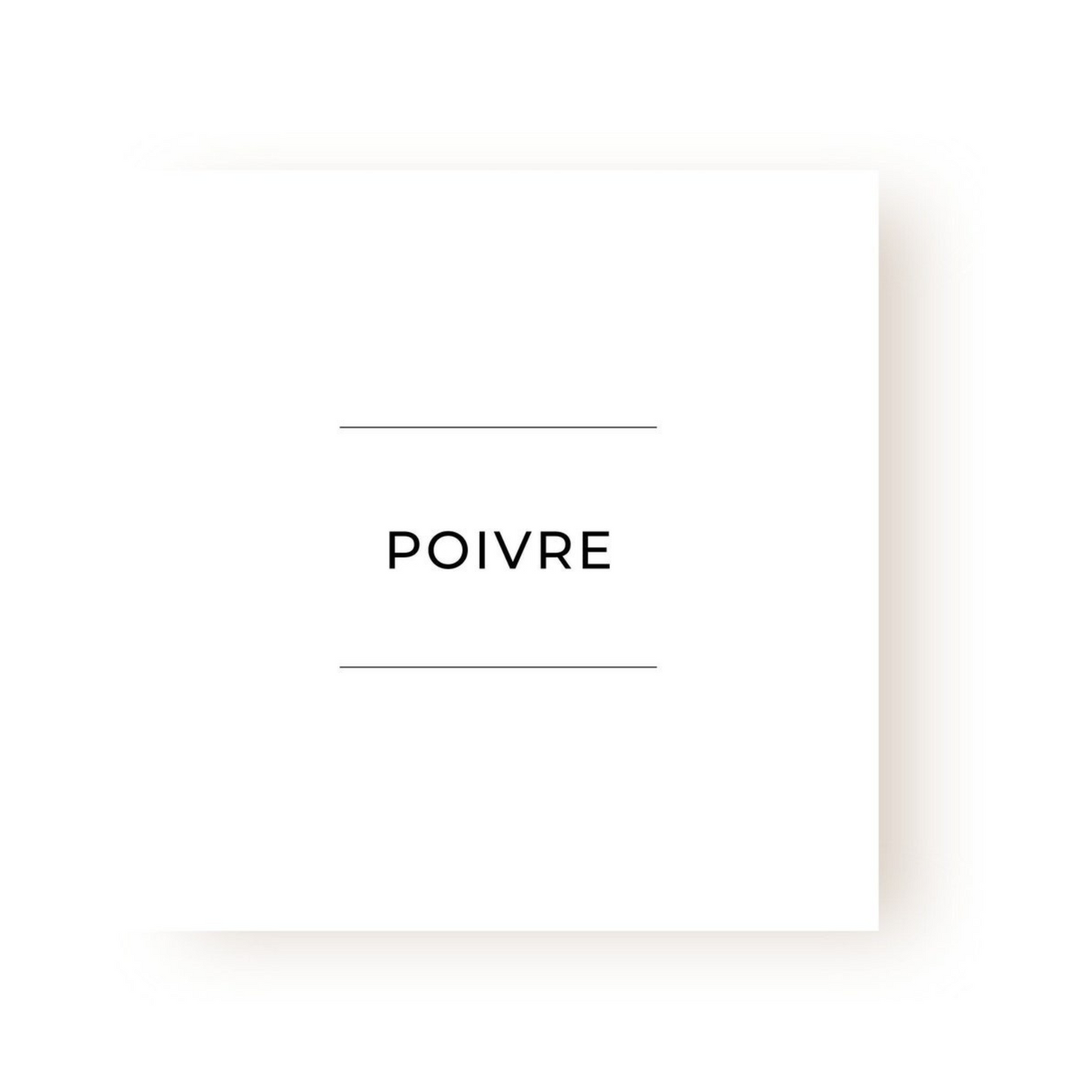 25 Étiquettes pour épices - Style minimaliste