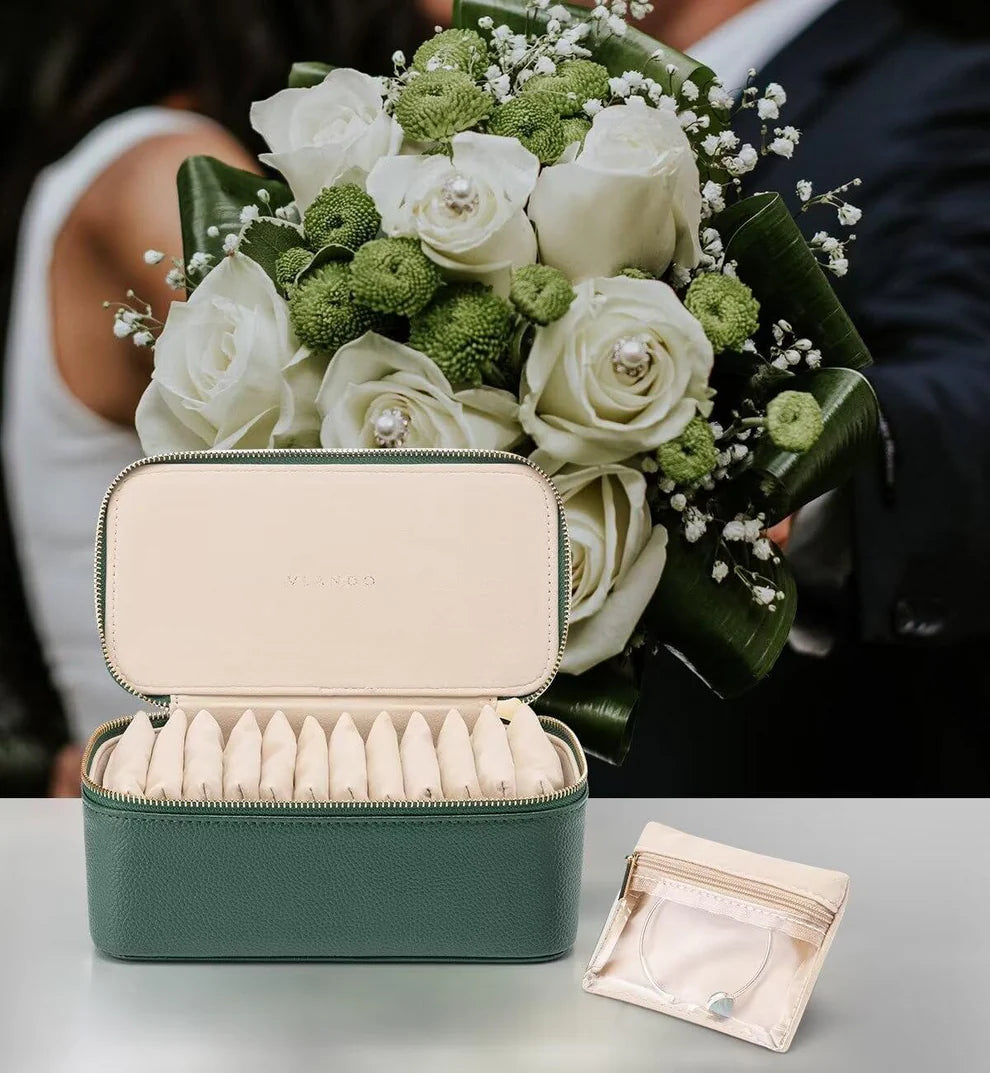 Organisateur de Bijoux de Voyage avec 12 Poches - Hiba