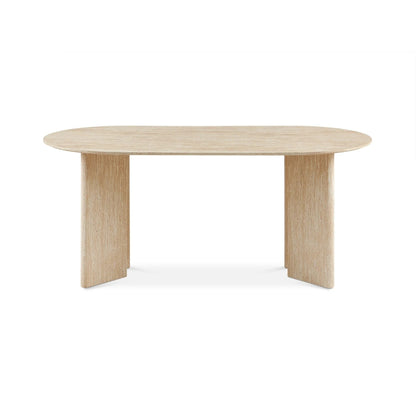 Table ovale en travertin - Kali