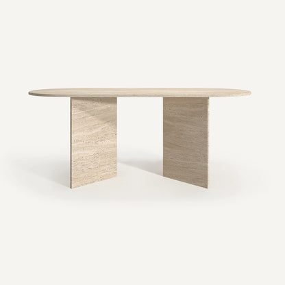 Table Ovale en Travertin – Niya