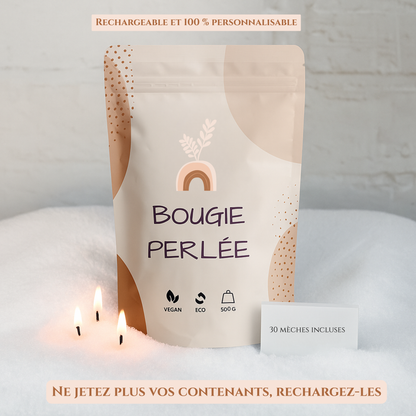Bougie Perlée Boho - 500 g