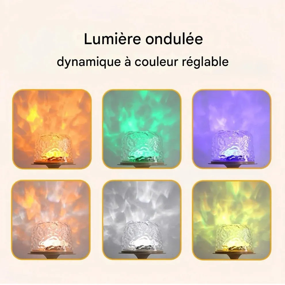 Projecteur 3 en 1 avec motif vagues de l'océan