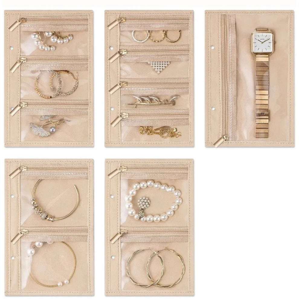 Organisateur de bijoux avec pochettes détachables - Dina