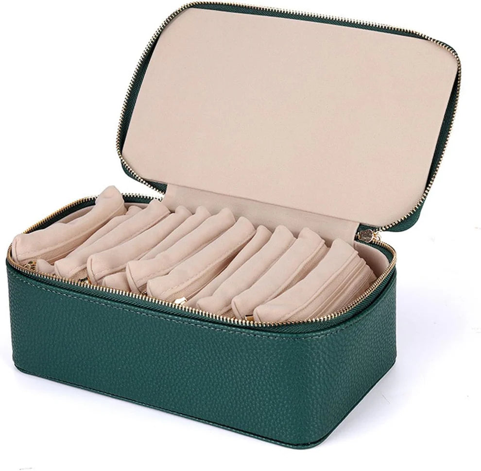 Organisateur de Bijoux de Voyage avec 12 Poches - Hiba