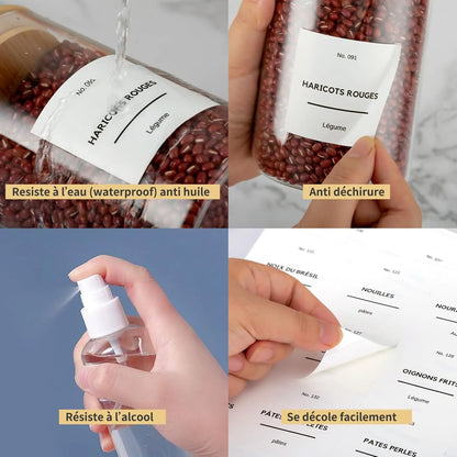 Ensemble de 12 bocaux en verre de différentes taille - Aya