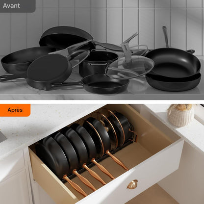 Organisateur de casseroles et poêles