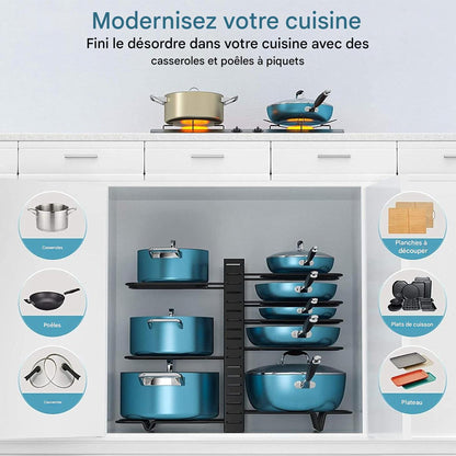 Organisateur de casseroles et poêles – Wissal