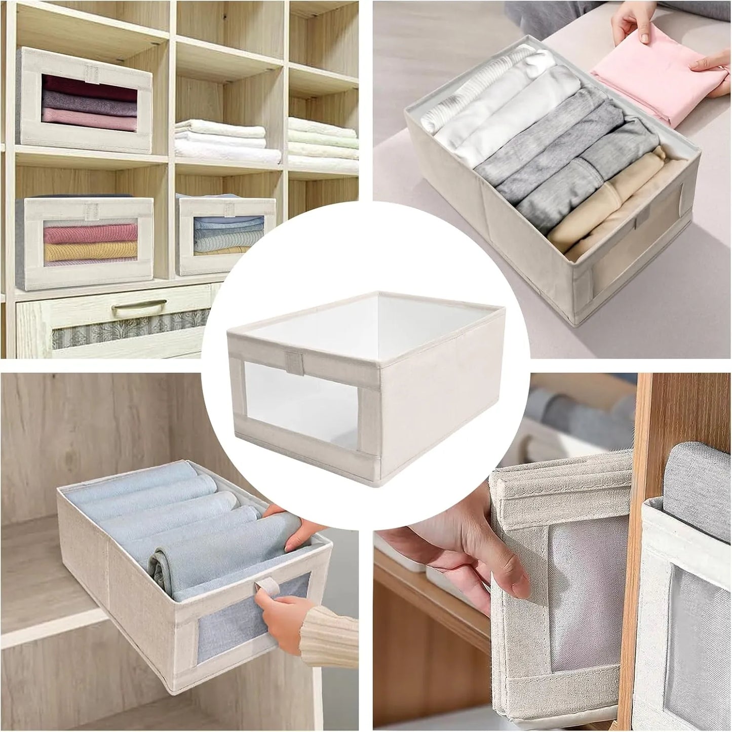 Boîtes de rangement pliables - Soraya