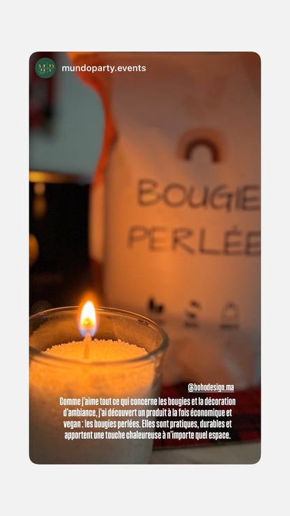 Bougie Perlée Boho - 500 g