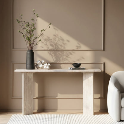 Console en travertin - Layan