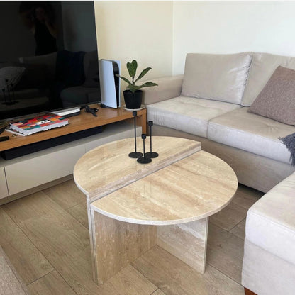 Tables basses en travertin - Mina