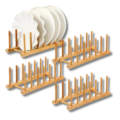 4 Égouttoirs Polyvalents en Bambou - Sofia