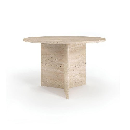 Table ronde en travertin - RITA