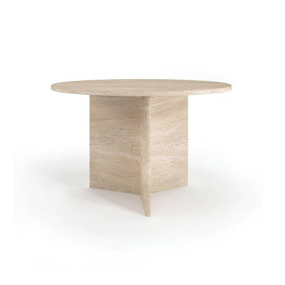 Table ronde en travertin - RITA